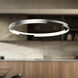 Anello Minor LED 32 inch Brushed Nickel Pendant Ceiling Light